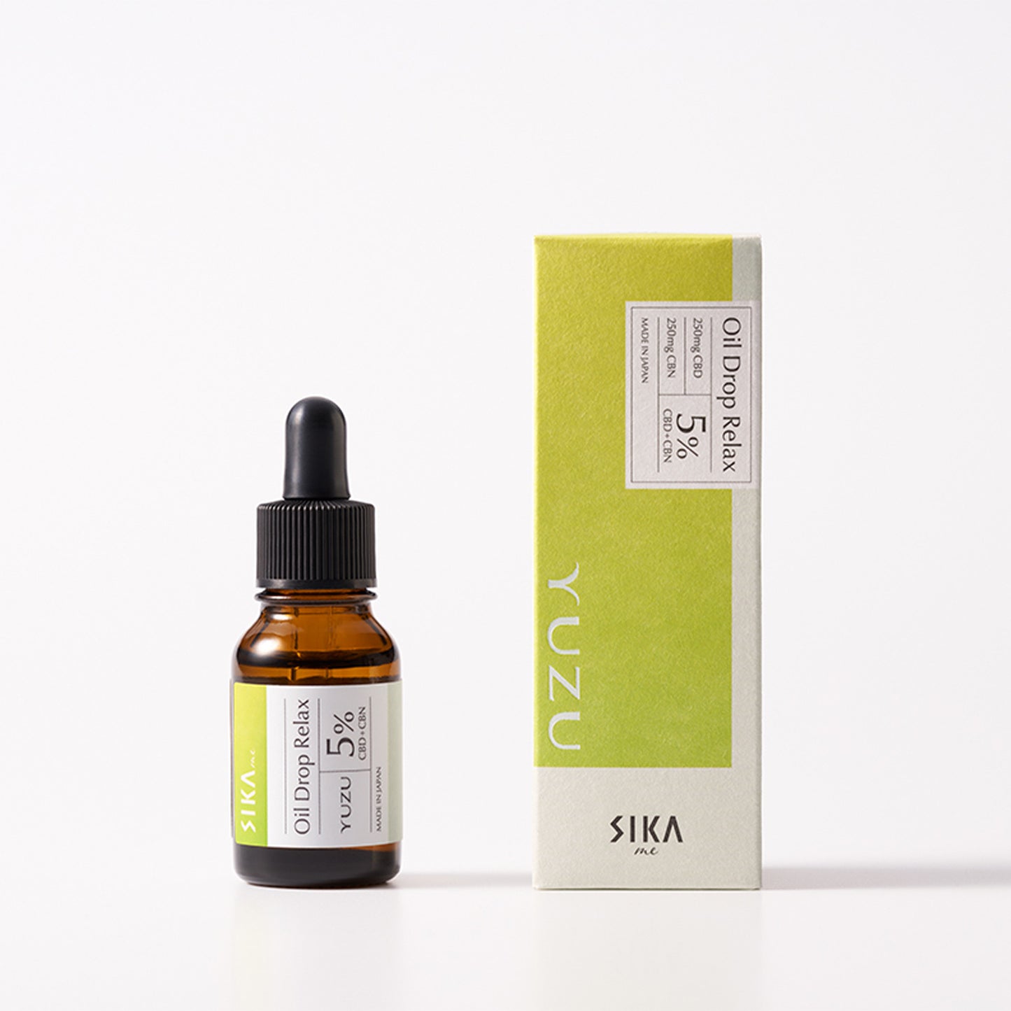 SIKAme オイルドロップ リラックス ゆず CBD+CBN 500mg