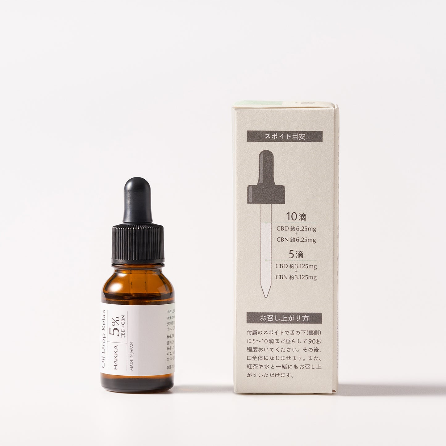 SIKAme オイルドロップ リラックス ハッカ CBD+CBN 500mg